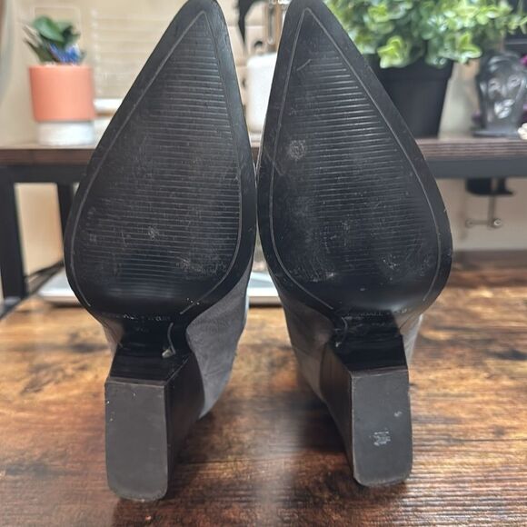 Kendall & Kylie Gray suede heeled booties size 7 - Picture 8 of 11